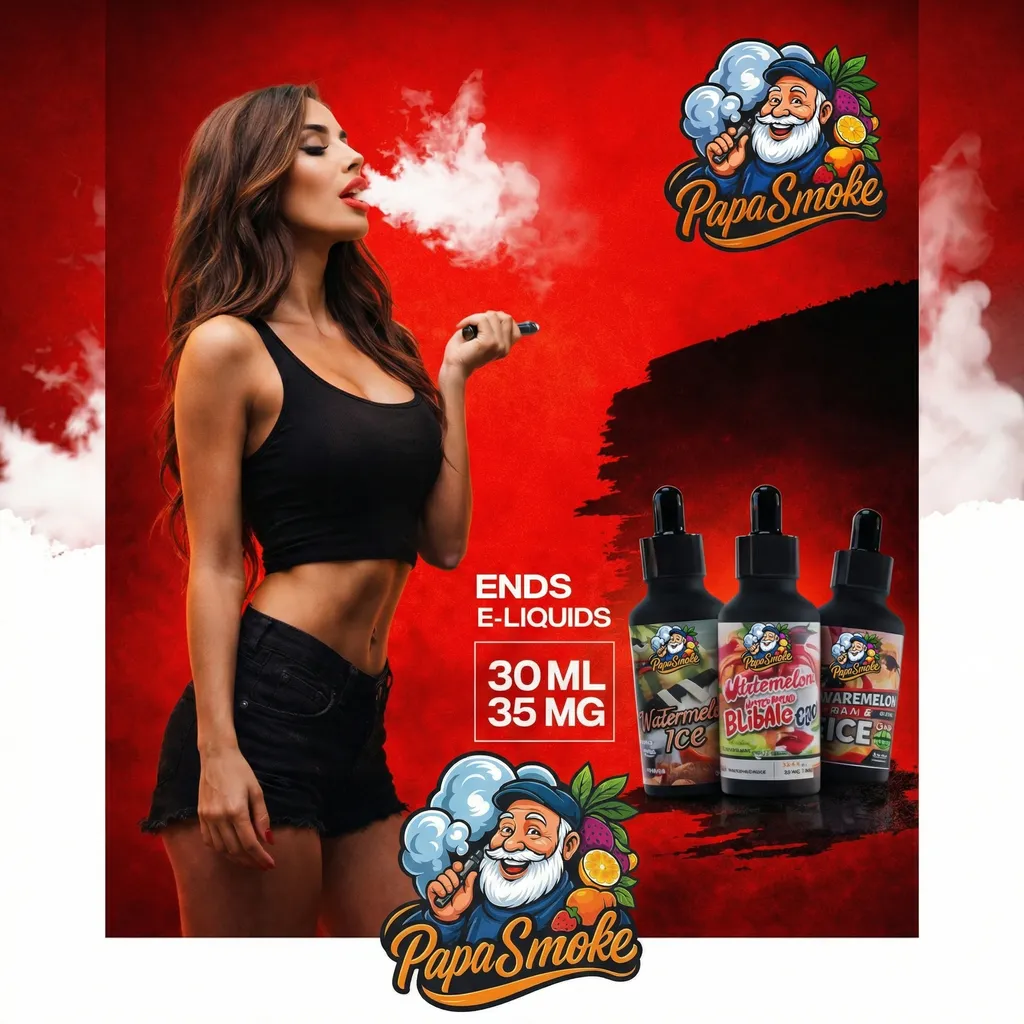 Papa smoke 30 ML 35 MG | Lord Of Vapes